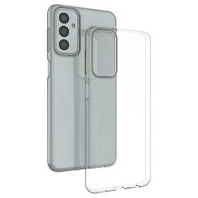 Smcase Samsung Galaxy M23 Tpu Lüks Silikon Nano Şeffaf Cep Telefonu Kılıfı