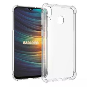 Smcase Samsung Galaxy M30 Darbe Korumalı Silikon Nano Şeffaf Cep Telefonu Kılıfı