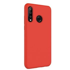 Smcase Samsung Galaxy M30 Soft Touch Silikon Kırmızı Cep Telefonu Kılıfı