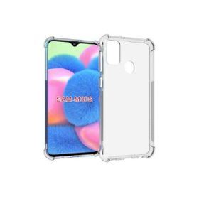 Smcase Samsung Galaxy M30S Darbe Korumalı Silikon Nano Şeffaf Cep Telefonu Kılıfı