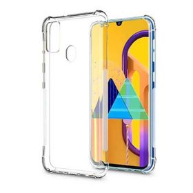 Smcase Samsung Galaxy M31 Darbe Korumalı Silikon Nano Şeffaf Cep Telefonu Kılıfı