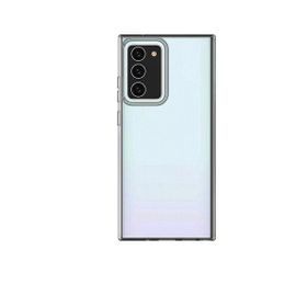 Smcase Samsung Galaxy Note 20 Lüks Silikon Tam Kapatan Nano Şeffaf Cep Telefonu Kılıfı