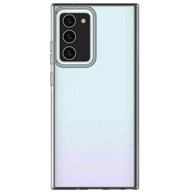 Smcase Samsung Galaxy Note 20 Lüks Silikon Tam Kapatan Nano Şeffaf Cep Telefonu Kılıfı
