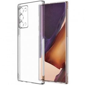 Smcase Samsung Galaxy Note 20 Ultra Kamera Korumalı Silikon Tam Kapatan Nano Şeffaf Cep Telefonu Kılıfı