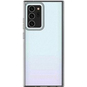 Smcase Samsung Galaxy Note 20 Ultra Lüks Silikon Tam Kapatan Nano Kamera Koruyucu Şeffaf Cep Telefonu Kılıfı