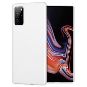 Smcase Samsung Galaxy Note 20 Ultra Tpu Hayalet Silikon Tam Kapatan Nano Beyaz Cep Telefonu Kılıfı