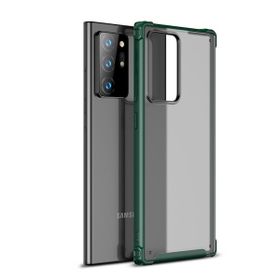 Smcase Samsung Galaxy Note 20 Ultra Volk Darbe Korumalı Silikon Tam Kapatan Nano Lacivert Cep Telefonu Kılıfı