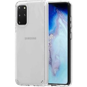 Smcase Samsung Galaxy S20 Coss Sert Hibrit Silikon Tam Kapatan Şeffaf Cep Telefonu Kılıfı