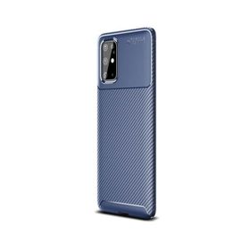 Smcase Samsung Galaxy S20 Negro Karbon Silikon Siyah Cep Telefonu Kılıfı