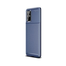 Smcase Samsung Galaxy S20 Negro Karbon Silikon Siyah Cep Telefonu Kılıfı