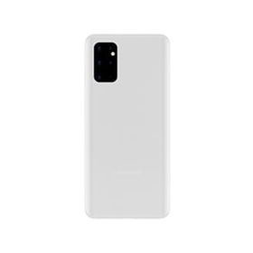 Smcase Samsung Galaxy S20 Plus Hayalet 0.4 mm Silikon Tam Kapatan Beyaz Cep Telefonu Kılıfı