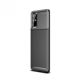 Smcase Samsung Galaxy S20 Plus Negro Karbon Silikon Tam Kapatan Siyah Cep Telefonu Kılıfı