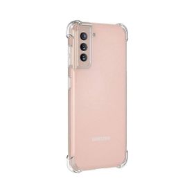 Smcase Samsung Galaxy S21 5G Darbe Korumalı Silikon Nano Rose Gold Cep Telefonu Kılıfı