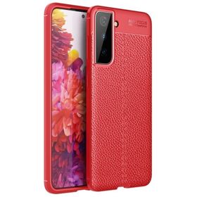 Smcase Samsung Galaxy S21 5G Deri Dokulu Niss Silikon Nano Lacivert Cep Telefonu Kılıfı