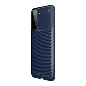 Smcase Samsung Galaxy S21 5G Karbon Dokulu Negro Silikon Nano Siyah Cep Telefonu Kılıfı