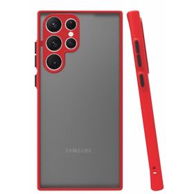 Smcase Samsung Galaxy S22 Ultra 5G Hux Kamera Korumalı Silikon Siyah Cep Telefonu Kılıfı
