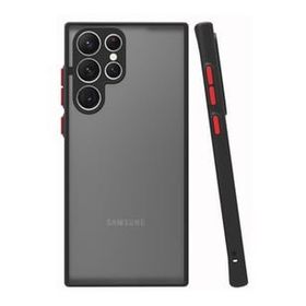 Smcase Samsung Galaxy S22 Ultra 5G Hux Kamera Korumalı Silikon Siyah Cep Telefonu Kılıfı
