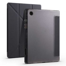 Smcase Samsung Galaxy Tab A8 10.5 SM X200 2021 Katlanabilir Standli Pu Silikon TF1 Kılıf