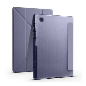 Smcase Samsung Galaxy Tab A8 10.5 SM X200 2021 Katlanabilir Standli Pu Silikon TF1 Kılıf