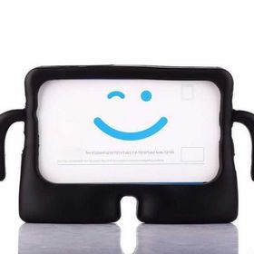 Smcase Samsung Galaxy Tab A8 10.5 Sm X200 2021 Tutacakli Çocuklar İçin Silikon İB1 Kılıf
