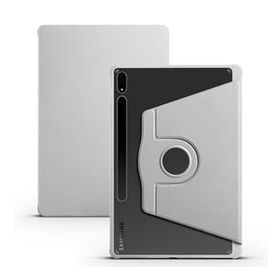 Smcase Samsung Galaxy Tab S7 Fe Lte T736 Smart Kapakli Kalem Bölmeli Termik Arkasi Seffaf T1 Kılıf