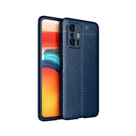 Smcase Xiaomi 11T Kamera Korumalı Deri Dokulu Silikon Siyah Cep Telefonu Kılıfı