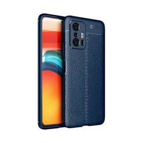 Smcase Xiaomi 11T Kamera Korumalı Deri Dokulu Silikon Siyah Cep Telefonu Kılıfı