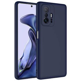 Smcase Xiaomi 11T Kamera Korumalı Mara Lansman Silikon Siyah Cep Telefonu Kılıfı