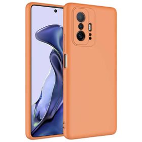 Smcase Xiaomi 11T Kamera Korumalı Mara Lansman Silikon Siyah Cep Telefonu Kılıfı