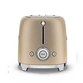 SMEG 50'S Style Retro TSF01CHMEU Mat Gold Ekmek Kızartma Makinesi