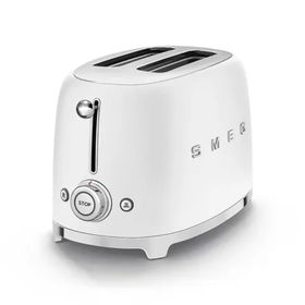 SMEG 50'S Style Retro TSF01WHMEU Mat Beyaz Ekmek Kızartma Makinesi