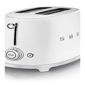 SMEG 50'S Style Retro TSF01WHMEU Mat Beyaz Ekmek Kızartma Makinesi