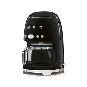 SMEG 50's Style Siyah Kettle - 1x2 Ekmek Kızartma Makinesi Ve Filtre Kahve Makine Seti
