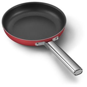 Smeg Çelik 24 cm Kırmızı Kızartma Tavası