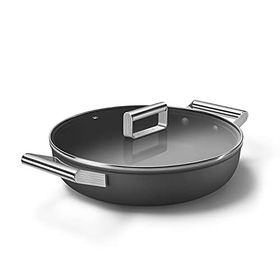 Smeg CKFD2811BLM 28 cm Siyah Pilav Tenceresi