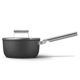 SMEG CKFS2011BLM Siyah 20 CM Cookware 50's Style Sos Tenceresi