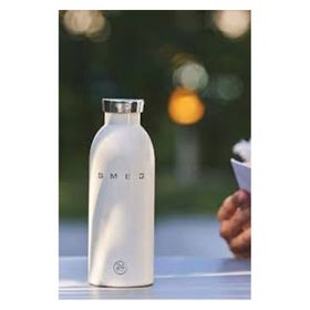 Smeg Clima Bottle Beyaz 500 ml Paslanmaz Çelik Termos