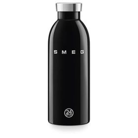 Smeg Clima Bottle Siyah 500 ml Paslanmaz Çelik Termos