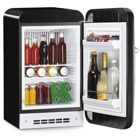 Smeg FAB5LBL5 Retro Siyah Mini Buzdolabı