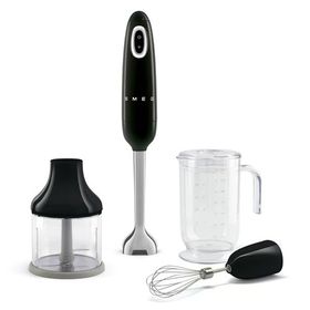 Smeg HBF03BLEU Siyah 50's Style Retro El Blender Seti