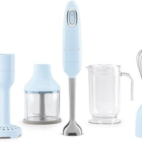 Smeg HBF22PBEU 50's Style Pastel Mavi El Blender Seti