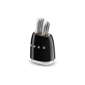 Smeg KBSF02BL Siyah Standlı Bıçak Seti
