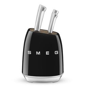 Smeg KBSF02BL Siyah Standlı Bıçak Seti