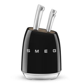 Smeg KBSF02BL Siyah Standlı Bıçak Seti