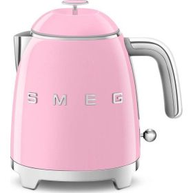Smeg KLF05 50's Style 800 ml 1400 W Pembe Mini Su Isıtıcı Kettle