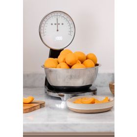 Smeg KSF01BLWW 50's Style Retro Siyah Analog Mutfak Tartısı