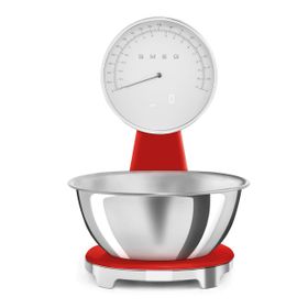 Smeg KSF01RDWW 50's Retro Kırmızı Analog Mutfak Tartısı