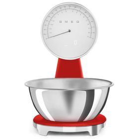 Smeg KSF01RDWW 50's Retro Kırmızı Analog Mutfak Tartısı