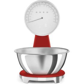 Smeg KSF01RDWW 50's Retro Kırmızı Analog Mutfak Tartısı