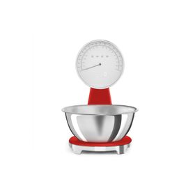 Smeg KSF01RDWW 50's Retro Kırmızı Analog Mutfak Tartısı